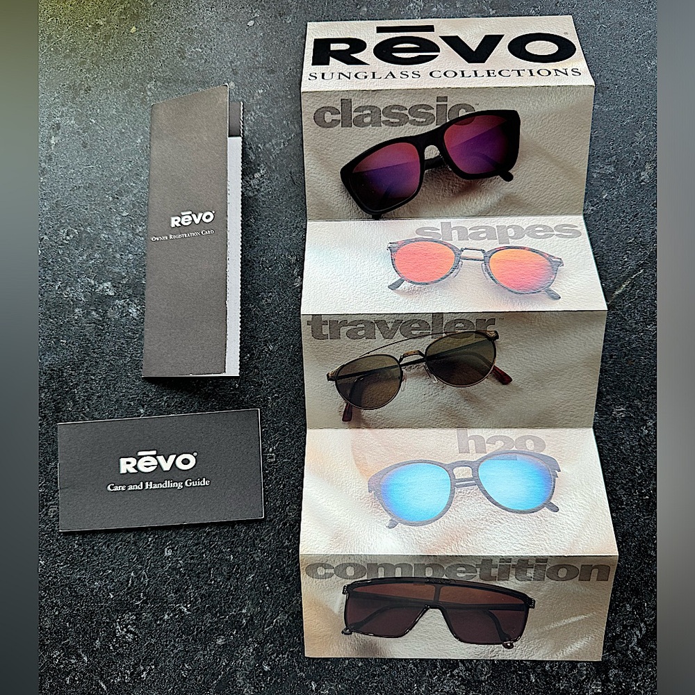 Revo Sunglasses - Shapes collection:
Black Frame Blue Mirror Lens 953-001-02 - Picture 6 of 12